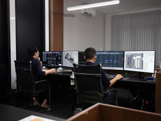 Quy Trình Thiết Kế Thi Công Nội Thất Trọn Gói 9 Bước Tại Uni Design.
